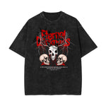 Washed Gothic Graphic Cotton Tee