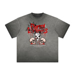 Vintage Frayed Gothic Pattern Tee