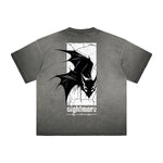 Vintage Frayed Gothic Pattern Tee