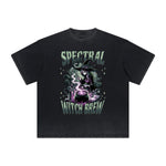 Thick Faded Gothic Graphic T Shirt