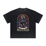 Thick Faded Gothic Graphic T Shirt