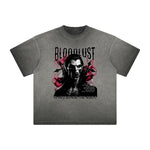 Vintage Frayed Gothic Pattern Tee