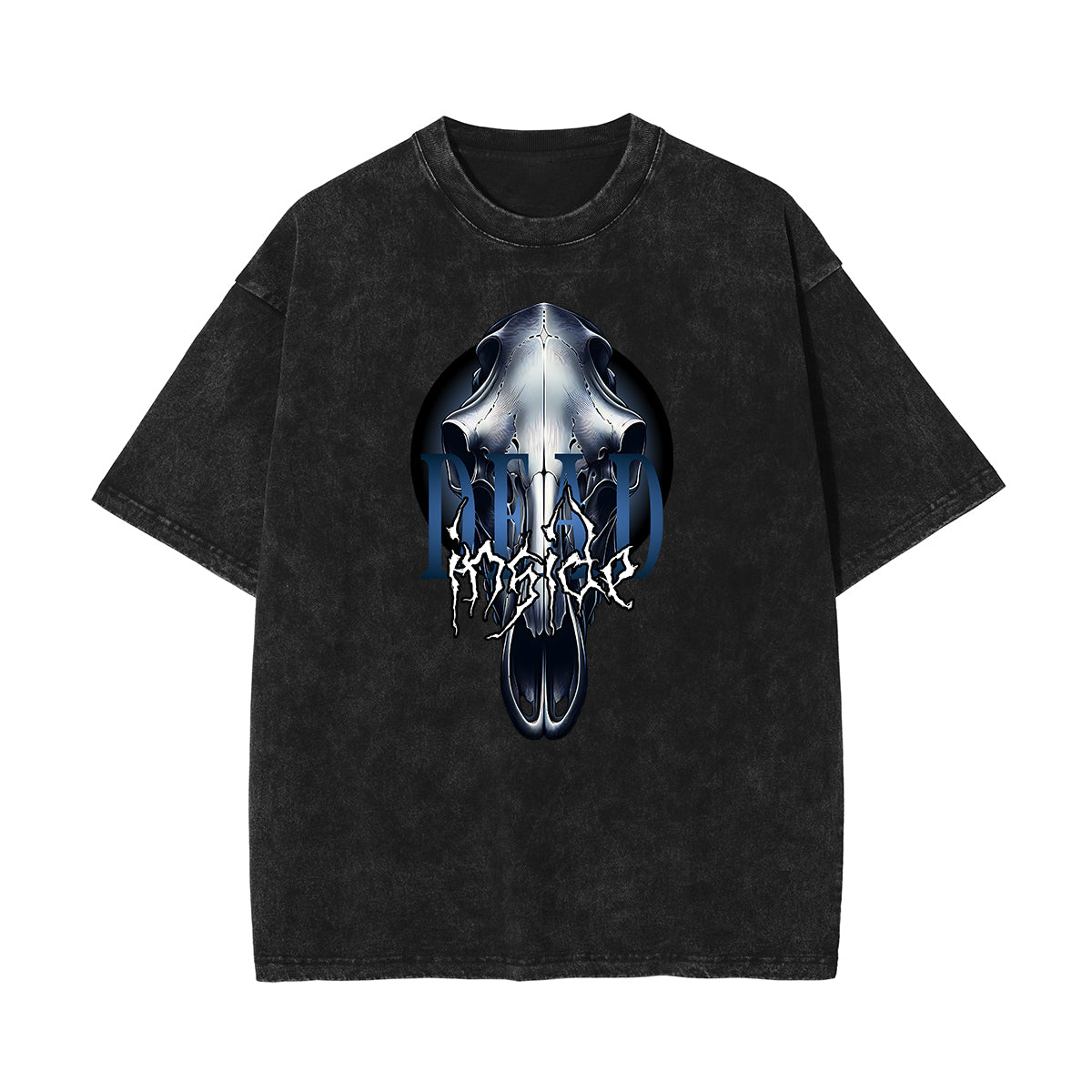 Washed Gothic Graphic Cotton Tee