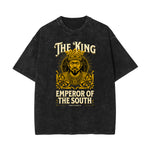 Stone-Washed King Graphic Tee