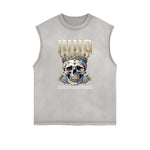 Frayed Edge King Graphic Tank Top