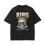 Stone-Washed King Graphic Tee