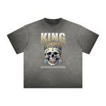 Camiseta gráfica King lavada de peso pesado