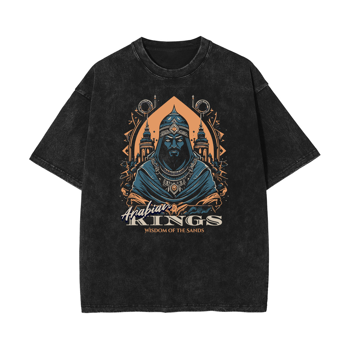 Stone-Washed King Graphic Tee