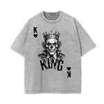 Washed Cotton King Graphic Tee