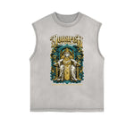 Frayed Edge King Graphic Tank Top