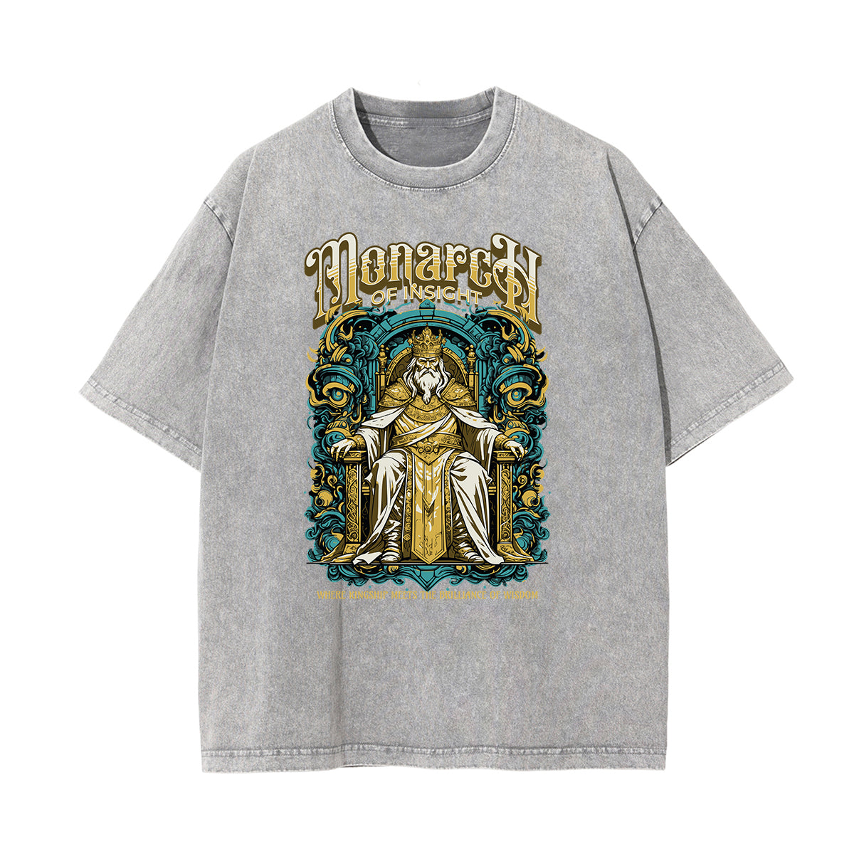 Washed Cotton King Graphic Tee