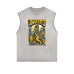 Frayed Edge King Graphic Tank Top