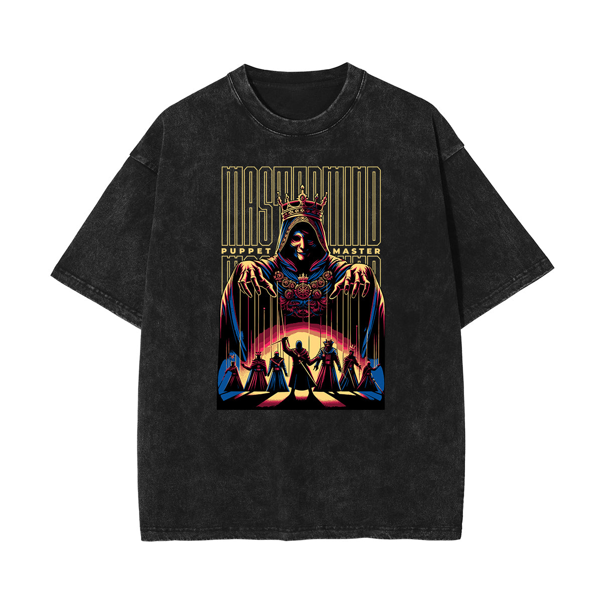 Stone-Washed King Graphic Tee