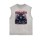 Frayed Edge King Graphic Tank Top