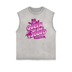 Frayed Edge Queen Graphic Tank Top