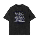 Stone-Washed Queen Graphic T-Shirt