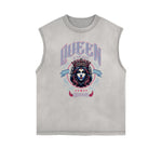 Frayed Edge Queen Graphic Tank Top