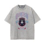 Washed Cotton Queen Graphic Tee