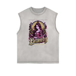 Frayed Edge Queen Graphic Tank Top