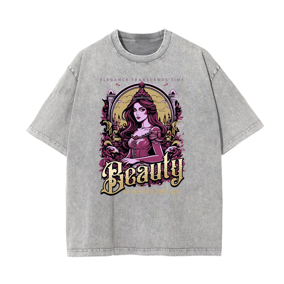 Washed Cotton Queen Graphic Tee