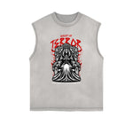 Frayed Edge Queen Graphic Tank Top