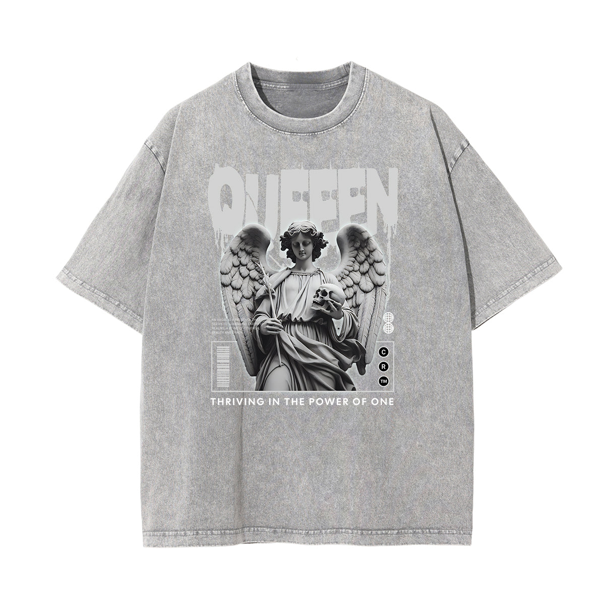 Washed Cotton Queen Graphic Tee