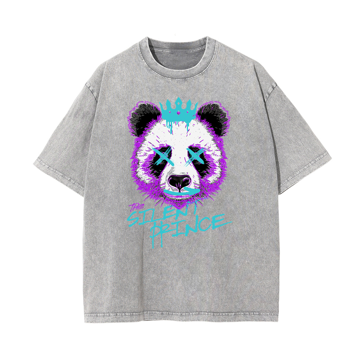 Stone-Washed Street Art Graffiti Graphic Tee