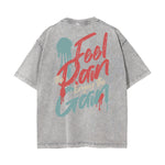 Stone-Washed Street Art Graffiti Graphic Tee