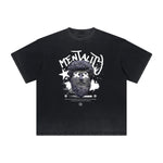 Vintage Frayed Abstract Graphic Tee