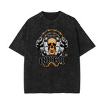 Stone Wash Abstract Graphic Art T-Shirt