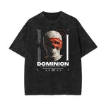 Stone Wash Abstract Graphic Art T-Shirt