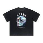 Vintage Frayed Abstract Graphic Tee