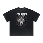 Vintage Frayed Abstract Graphic Tee