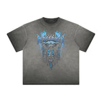 Thick Faded Abstract Graphic T-Shirt