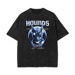 Stone Wash Abstract Graphic Art T-Shirt