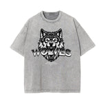 Washed Cotton Abstract Graphic Tee