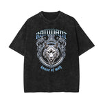 Stone Wash Abstract Graphic Art T-Shirt