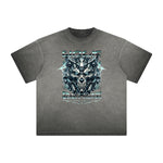 Thick Faded Abstract Graphic T-Shirt