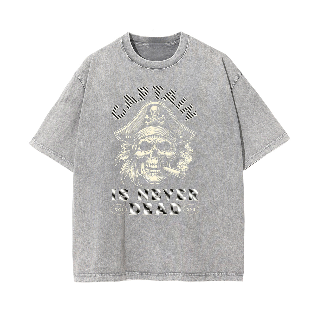 Washed Guardian Graphic Cotton Tee