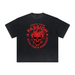 Vintage Frayed Guardian Pattern Tee