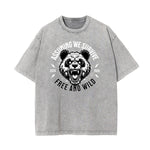 Washed Guardian Graphic Cotton Tee
