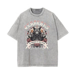 Washed Guardian Graphic Cotton Tee