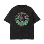 Stone Wash Guardian Graphic T Shirt
