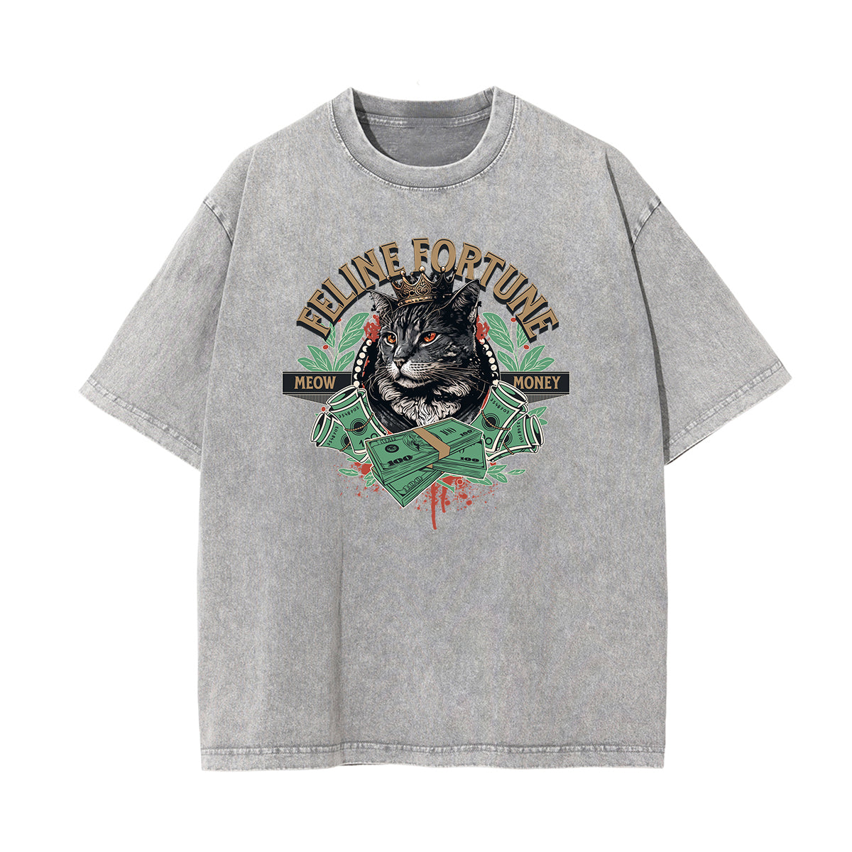 Washed Guardian Graphic Cotton Tee