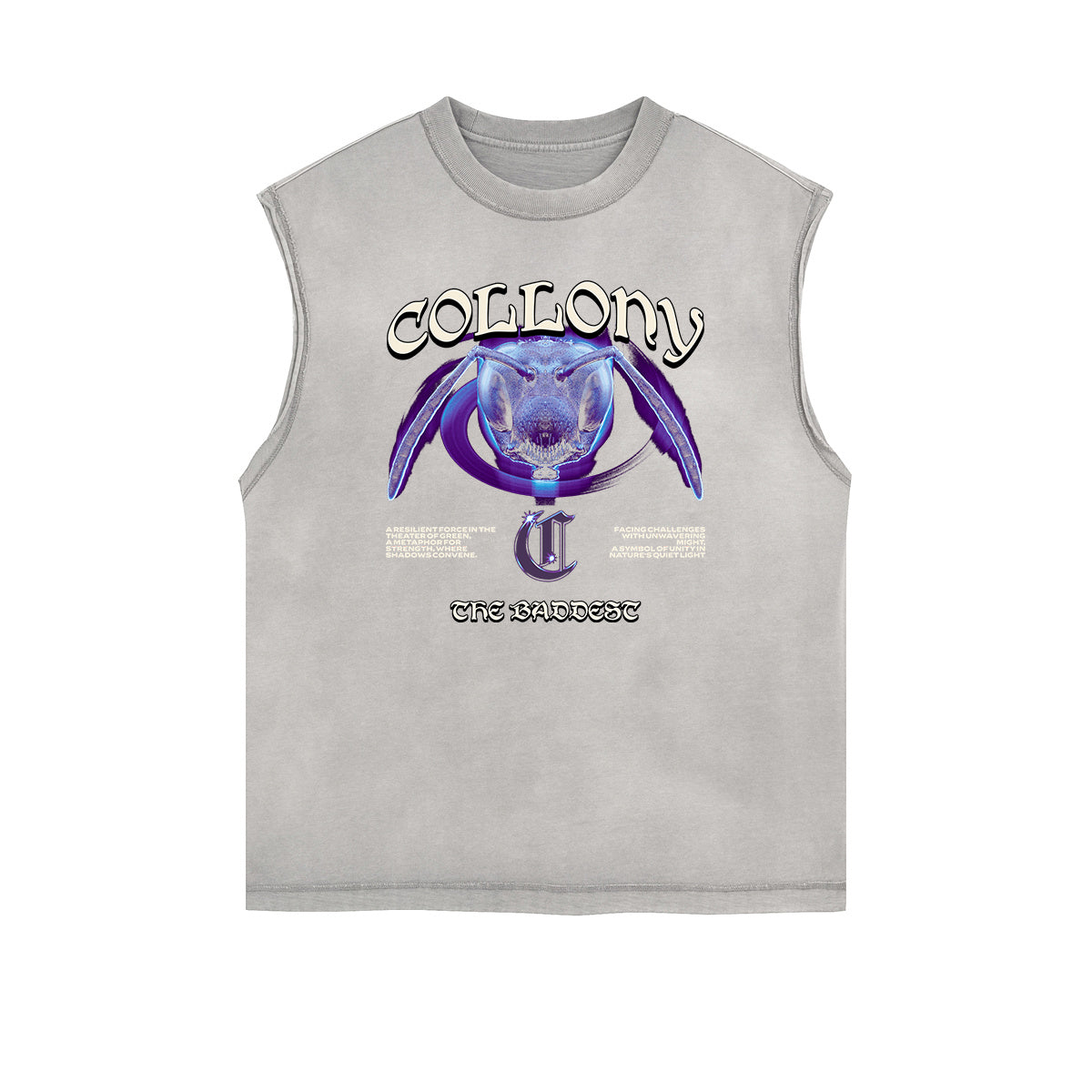 Frayed Edge Guardian Graphic Tank Top