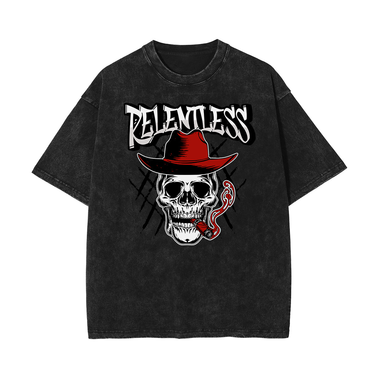 Stone Wash Guardian Graphic T Shirt