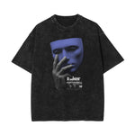 Stone Wash Mask Pattern T Shirt