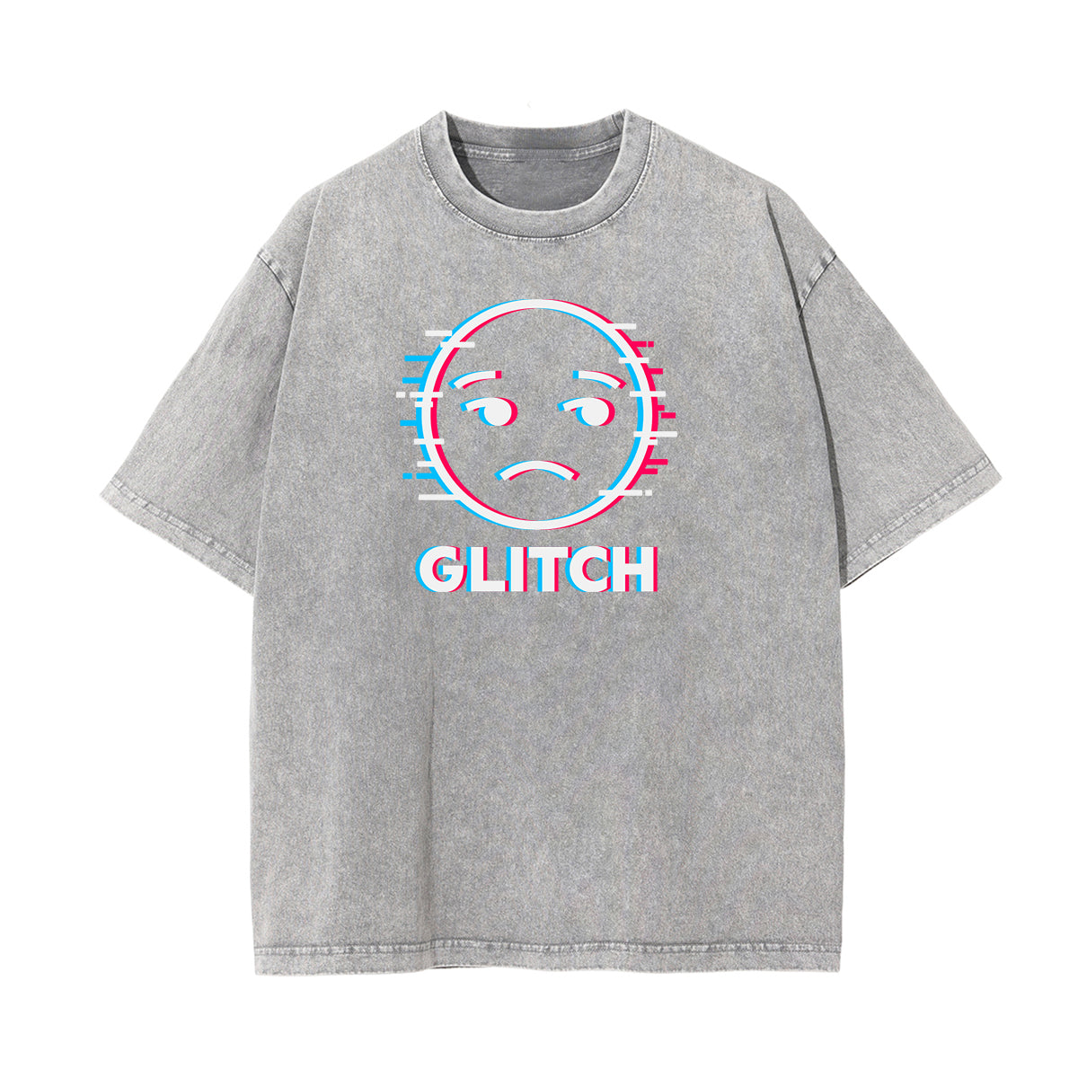 Washed Mask Graphic Cotton Tee