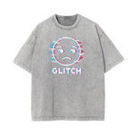 Washed Mask Graphic Cotton Tee