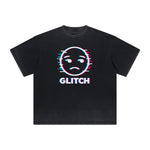 Thick Faded Mask Graphic T Shirt
